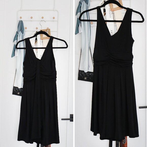 Jane Alexander Rutched Little Black Dress - Picture 2 of 8